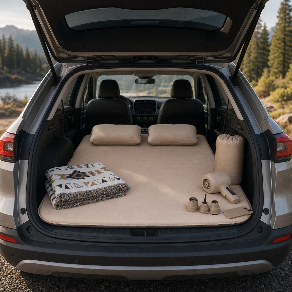 SUV sleep system bundle contents
