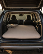 Vehicle mattress for SUV camping setup